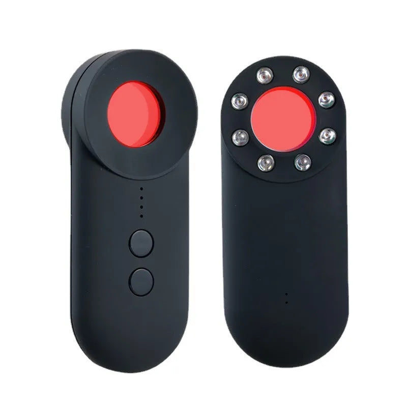 Black anti-car GPS detector measuring 93.8mm with signal detection up to 3 metres for locating surveillance devices