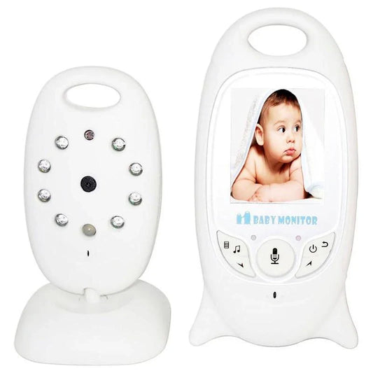 Smart Baby Video Monitor with Two-Way Audio and Temperature Sensor for Nursery and Infant Care