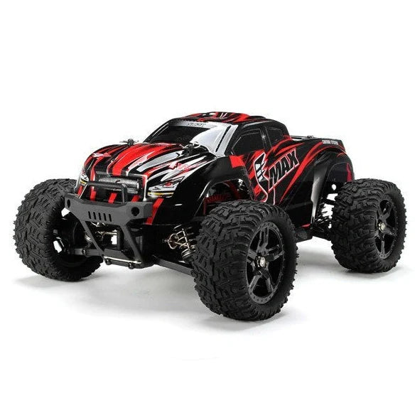REMO 1631 1/16 scale 2.4GHz 4WD brushed off-road RC truck with 1500mAh LiPo battery providing 25-minute runtime at 30-40km/h speeds and 80-metre control range