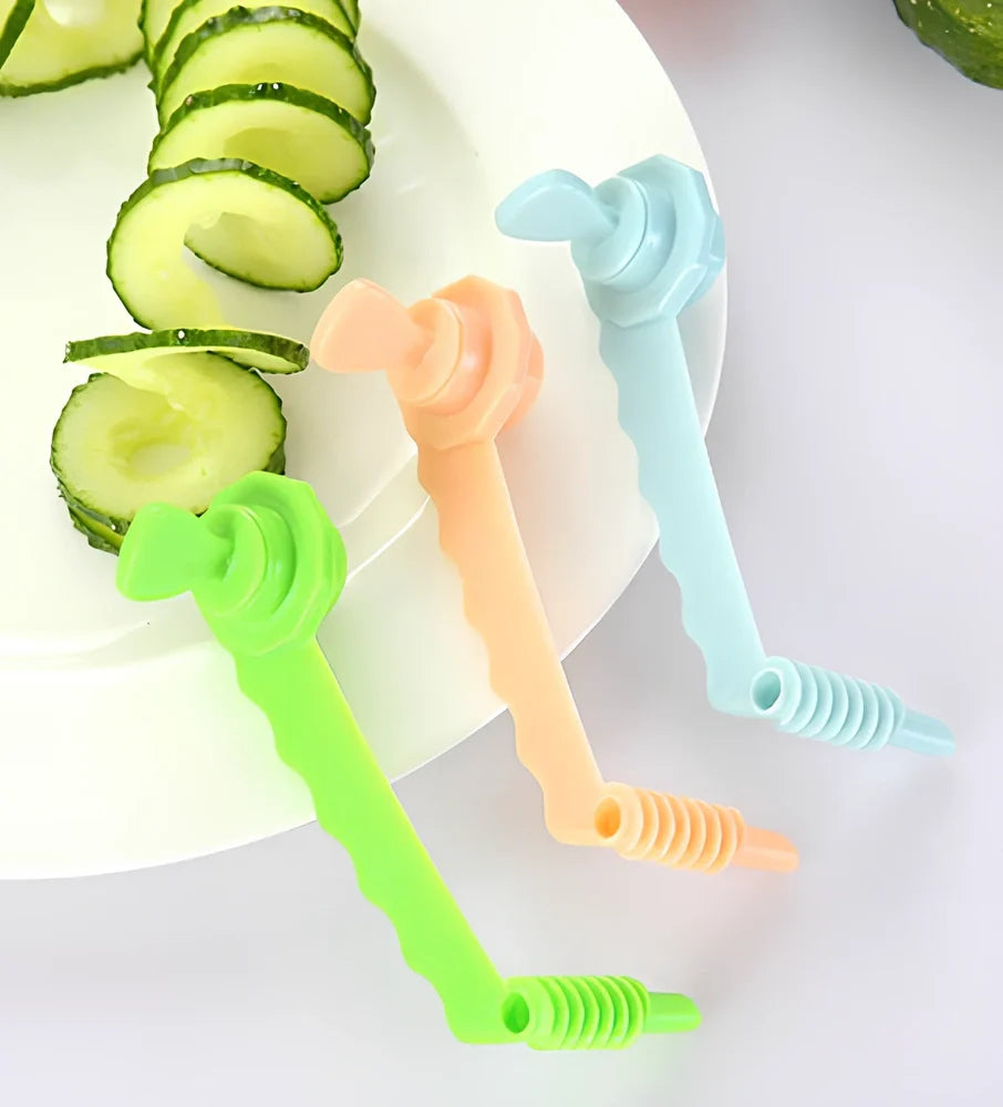 Stainless steel vegetable peeler set with black, blue, red handles and dual swivel blades