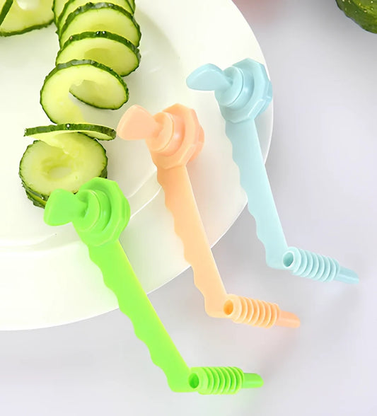 Stainless steel vegetable peeler set with black, blue, red handles and dual swivel blades