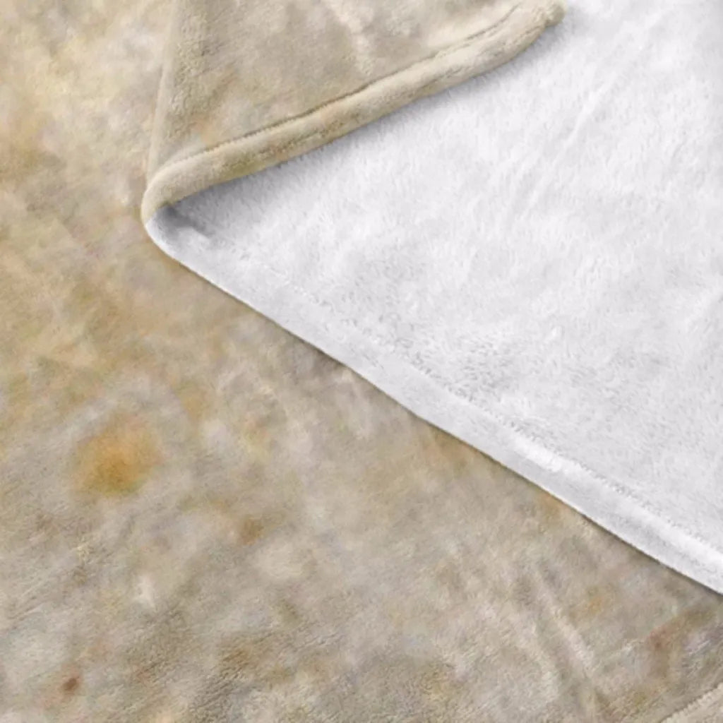 Round burrito tortilla wrap blanket with printed design in soft flannel microfiber material