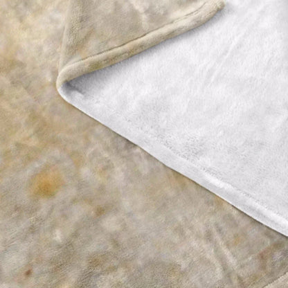 Cozy, soft, and versatile flannel burrito blanket in a unique round shape with a playful, delicious-looking design