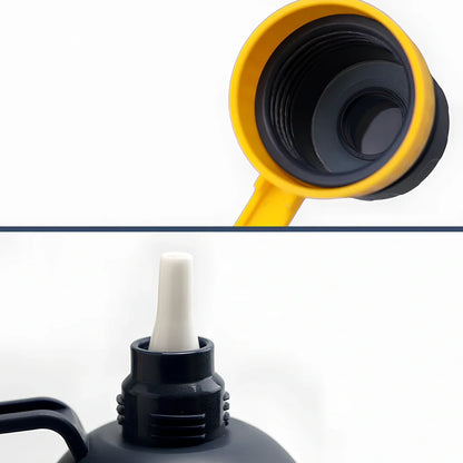 Gradient colour sports water bottle with 1.1L-2L capacity options