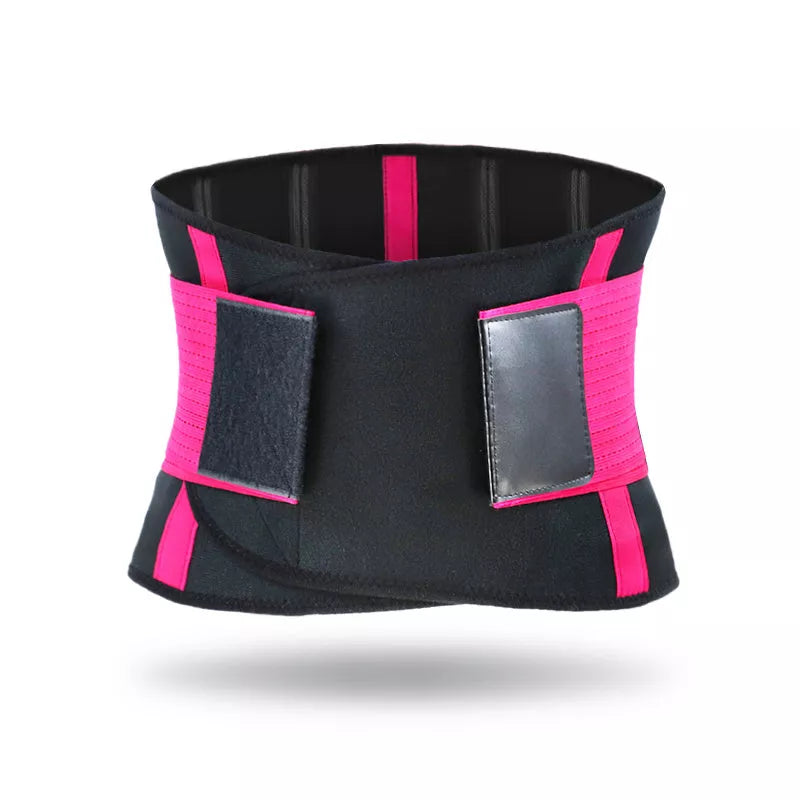 Neoprene sports belt for lower back support during fitness activities