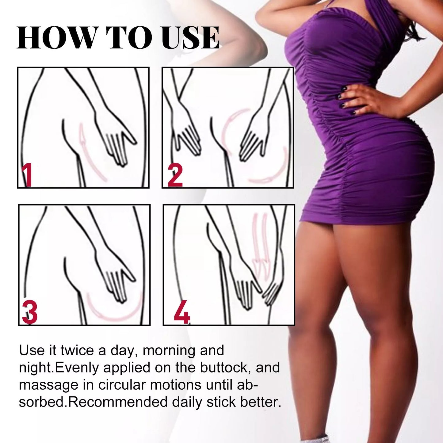 Plump Buttock Cream for lifting and tightening buttocks, 50g