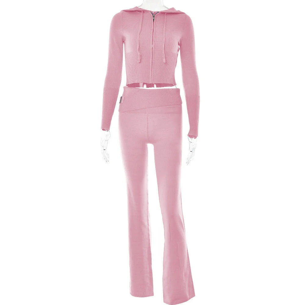 A stylish and comfortable hoodie suit set featuring a variety of color options, perfect for everyday wear.