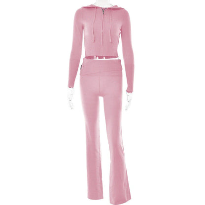 A stylish and comfortable hoodie suit set featuring a variety of color options, perfect for everyday wear.