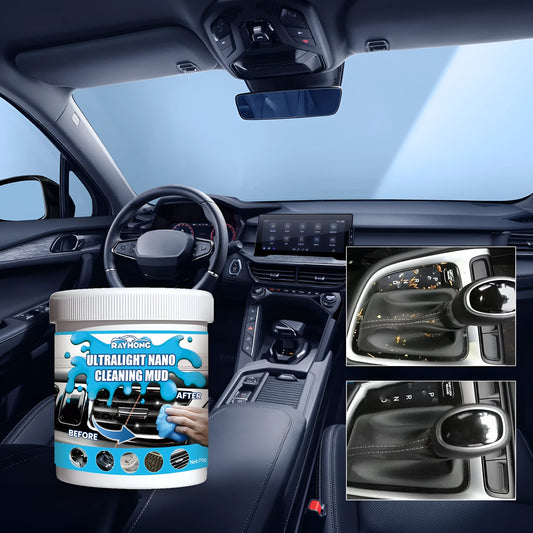 Car cleaning adhesive gel for interior dust removal, 70g soft gel with 6.2x5.7cm size