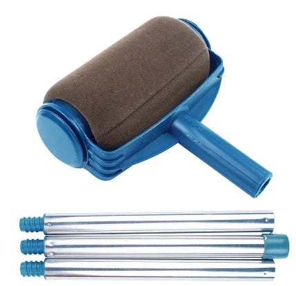 Versatile multi-function drum brush set for easy, mess-free painting on walls, furniture, and more