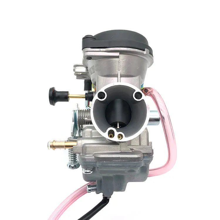 Replacement carburettor suitable for Diamond Leopard HJ125K-2, GX125, GS125, EN125 and GN125 motorcycle models, manual damper or wire pull damper versions, designed for stable idle speed with energy-saving and fuel-saving features.