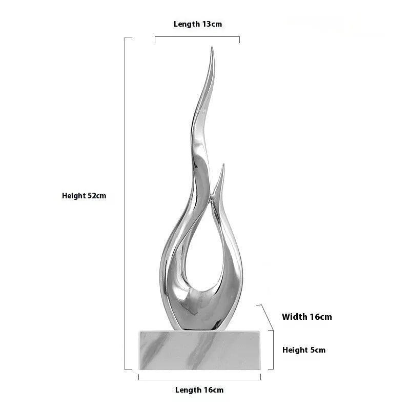 Festival high-rise decoration crafts in resin with custom colour options and modern minimalist design