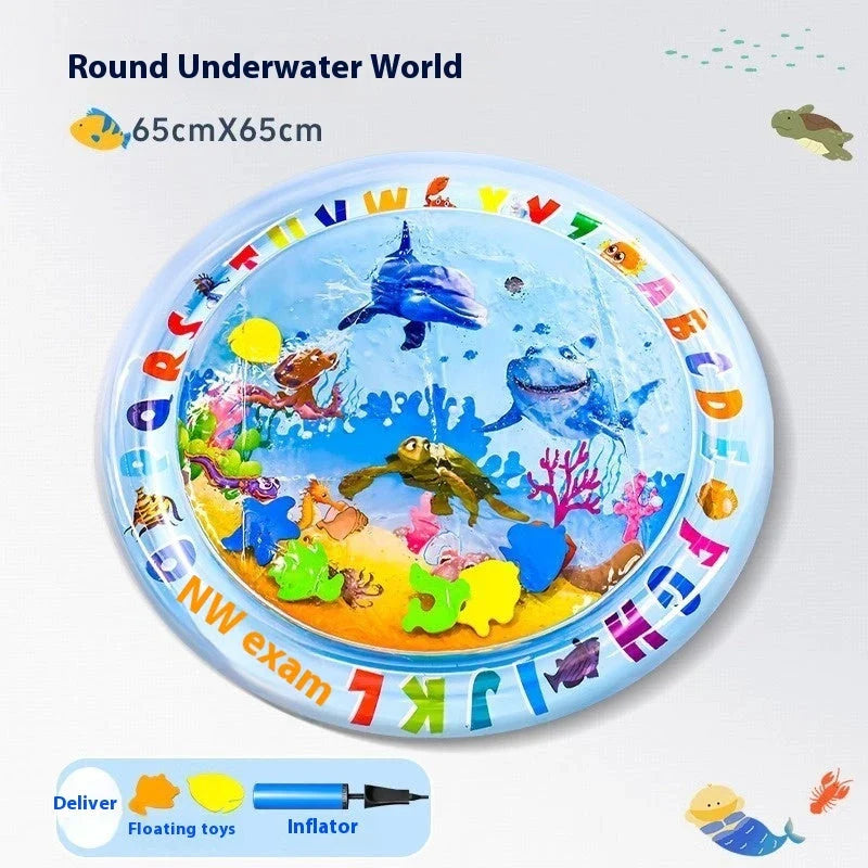 Cooling Pet Water Bed Cushion with vibrant designs for pets and children to enjoy refreshing relief from summer heat