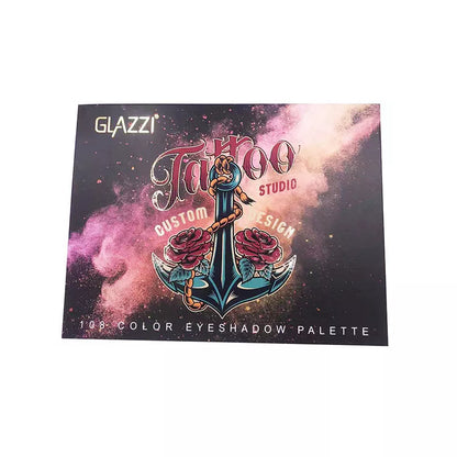 108-color waterproof eye shadow palette with pearlescent, matte, and shimmering shades