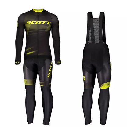 Men's breathable short-sleeve bib cycling jersey for summer road biking in various colors