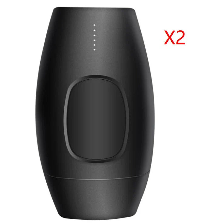 Powerful laser hair removal system with adjustable intensity levels, skin sensor, and versatile usage for face, bikini, underarms, and more