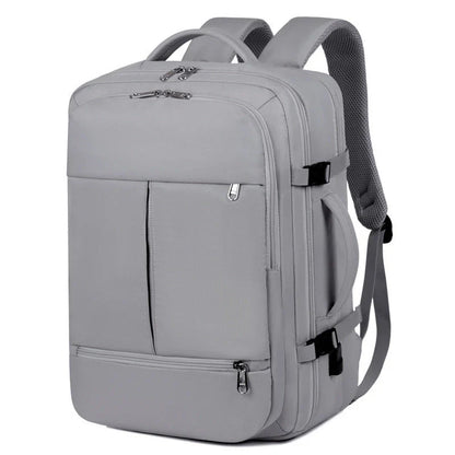 Versatile laptop backpack with multiple pockets and storage compartments for business travelers