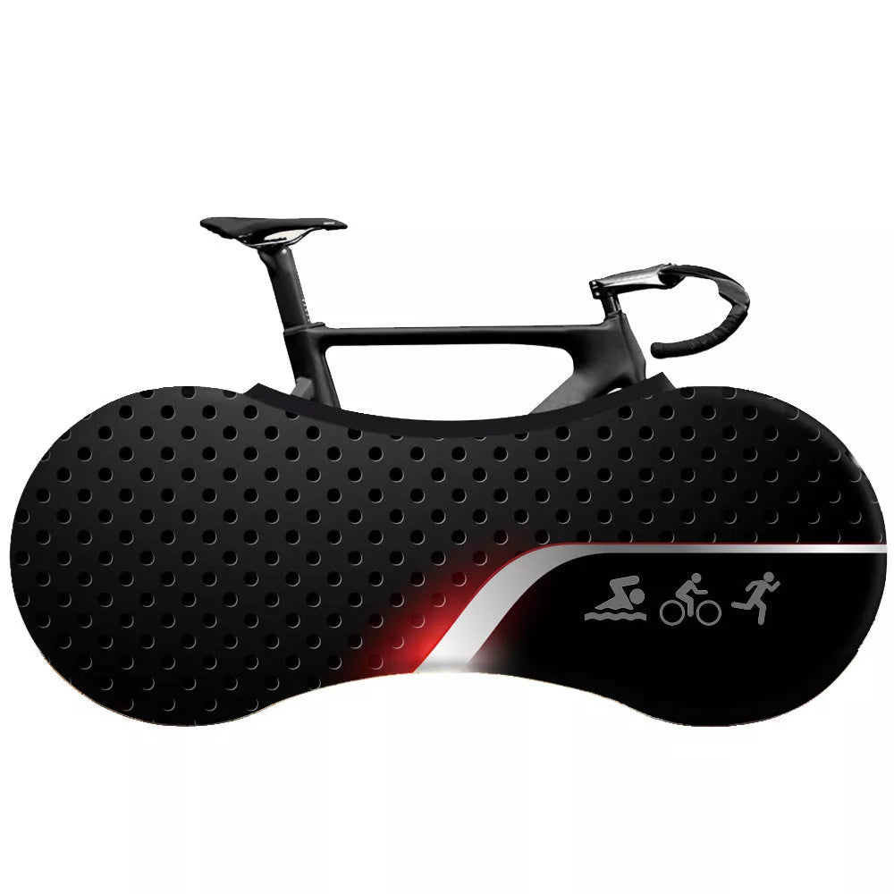 Customizable bicycle tyre cover with super elasticity for durable tyre protection