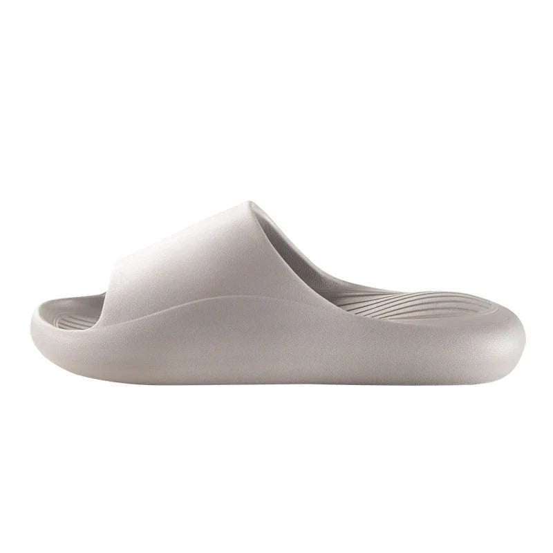 Fashionable and comfortable slippers with cushioned soles and anti-skid technology, available in a variety of vibrant colors.