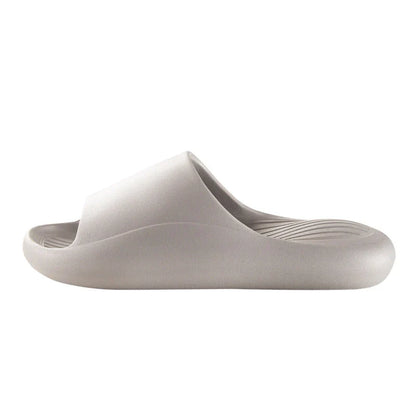 Fashionable and comfortable slippers with cushioned soles and anti-skid technology, available in a variety of vibrant colors.