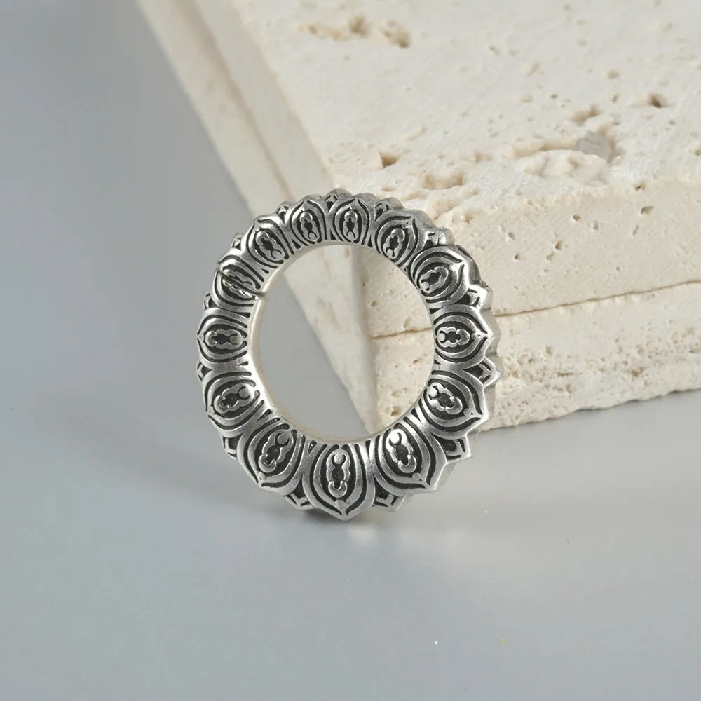 Magnetic earrings with heart or lotus shape in antique silver or ancient gold finish