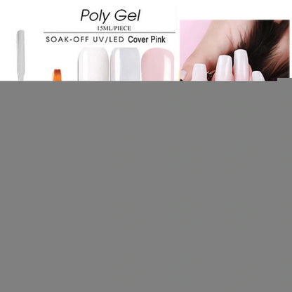 DIY Nail Polish Art Kit with resin-based polish and application tools for at-home manicures