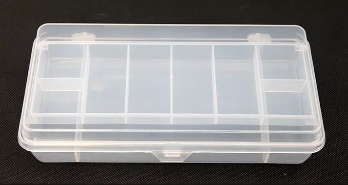 Fishing Accessories Smart Box with double-layer bait storage in transparent color