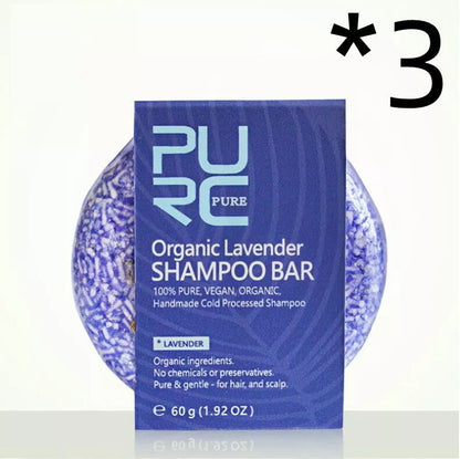 Purc Hand-Extracted Soap bar with natural ingredients for anti-dandruff and oil control