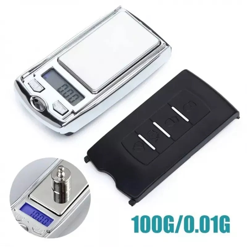 Portable mini digital pocket scale with 0.01g precision for jewelry and small items