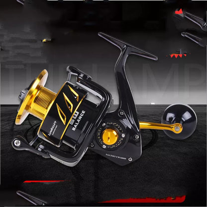 Metal Boat Fishing Wheel Spinning Trolling with high-speed ratio for efficient fishing