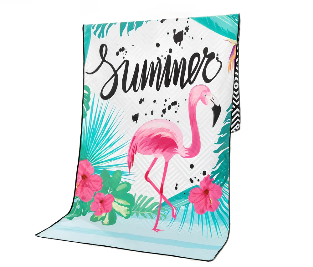 Superfine fibre beach towel in various colours, 175x75cm size, 280g lightweight for travel and outdoor sports