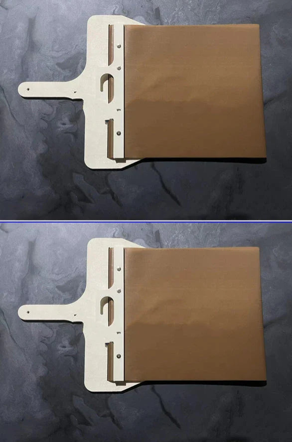 Premium natural wood pizza peel with large surface area for easy transfer of pizzas, cakes, and breads from oven to table