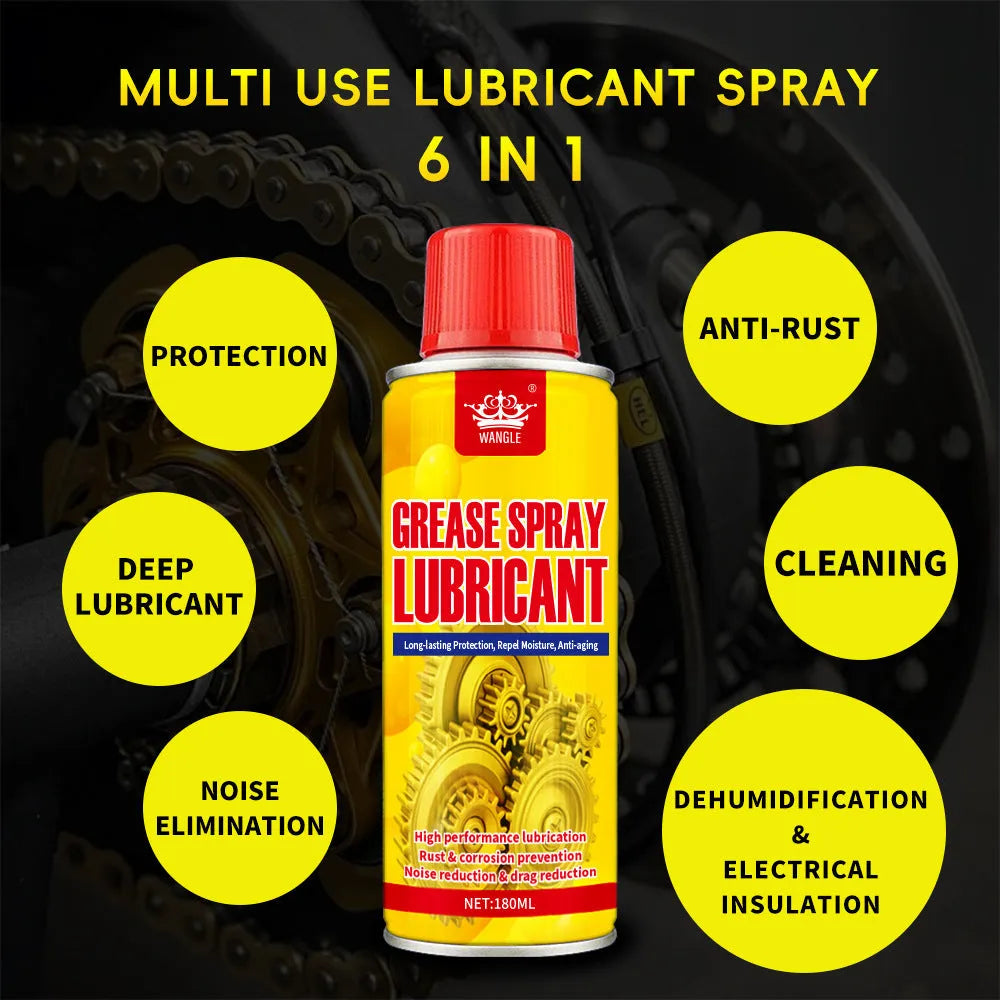 High temperature anti-rust lubricant spray can 180ml and 450ml for mechanical metal parts