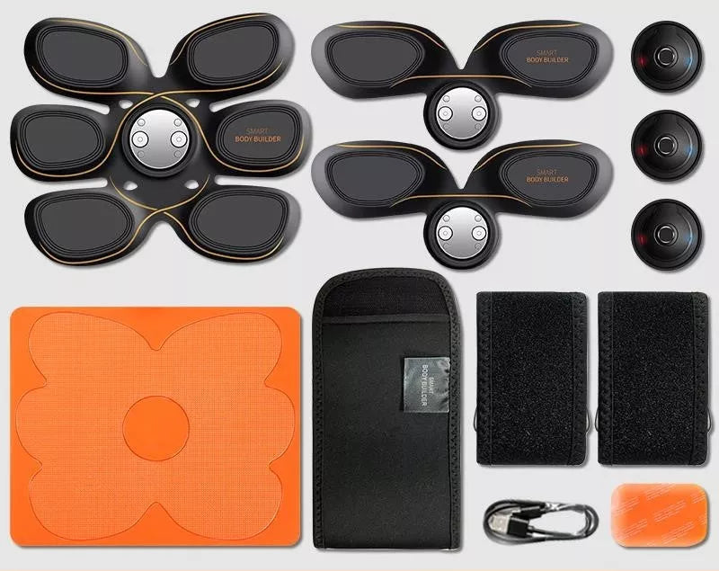 Intelligent abdominal muscle stick fitness device with gel sheets for core workout