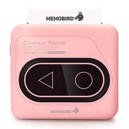Compact Avocado Green mini Bluetooth thermal printer with mobile phone, thermal paper roll, and charging cable.
