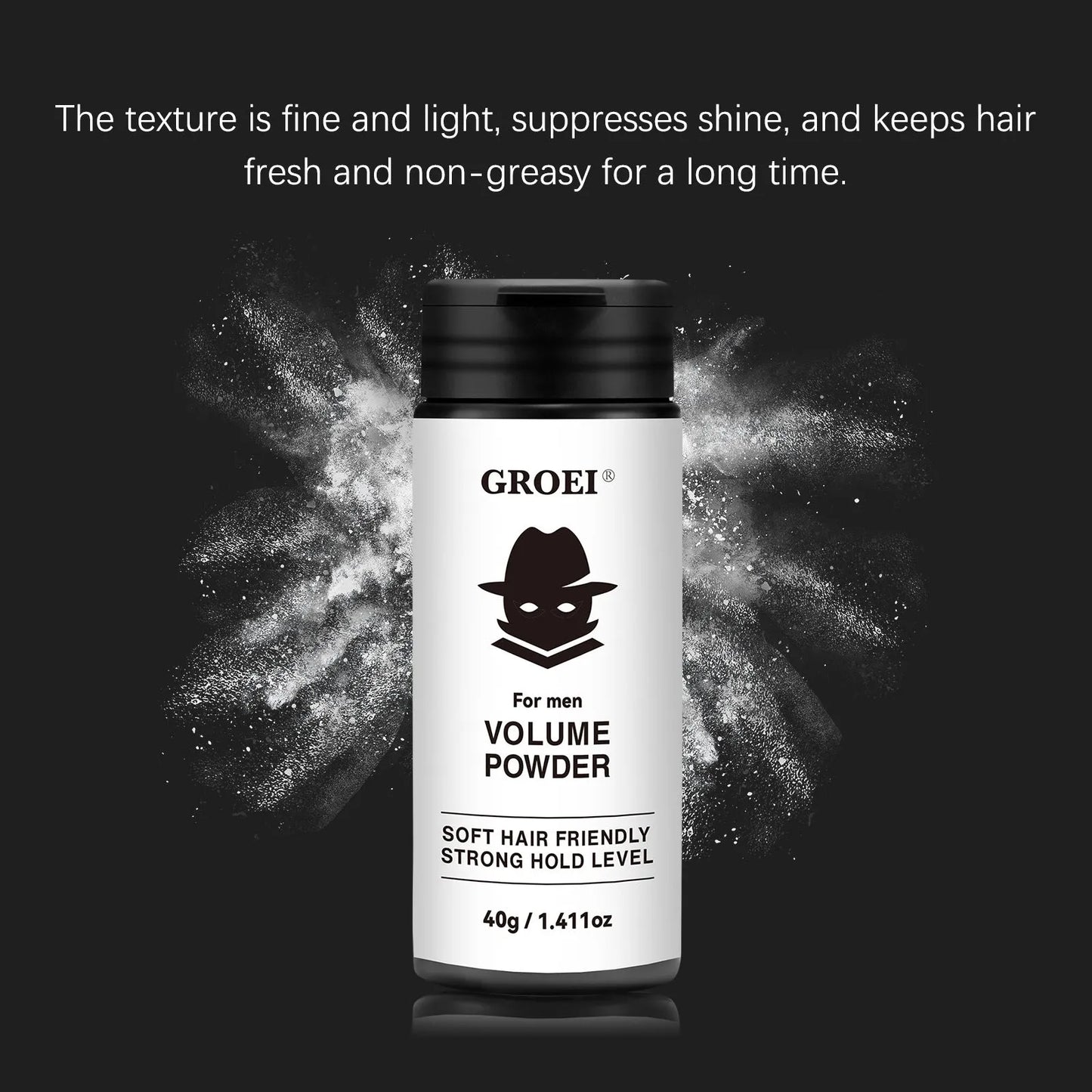 40g styling powder container for oil control and fluffy hair volume