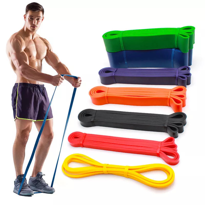 Adjustable Yoga Pull Rope for stretching and pull-up assistance in various colors and resistance levels