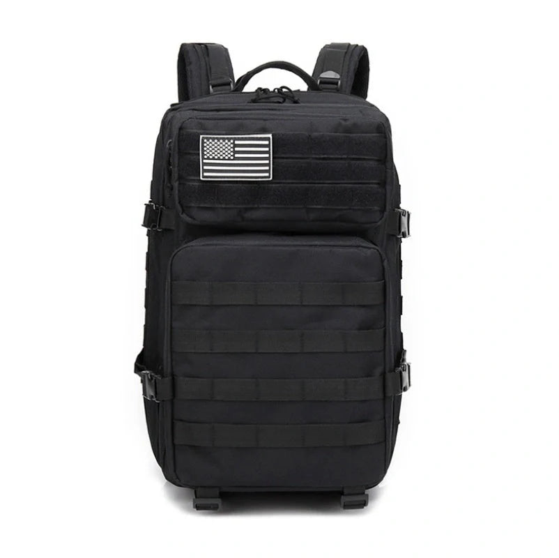 Durable 50L tactical backpack for outdoor adventures and daily commutes