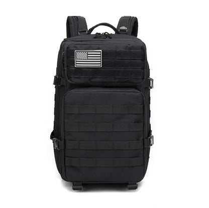 Durable 50L tactical backpack for outdoor adventures and daily commutes