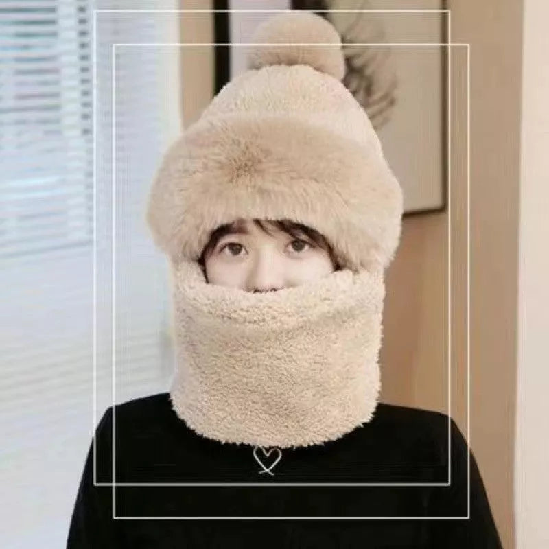 Women's wind-proof cycling scarf mask in various colors for autumn and winter