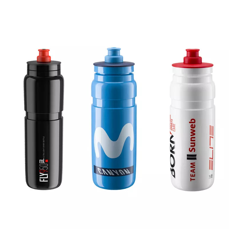 Road Mountain Bike Water Bottle with push-type lid for easy hydration