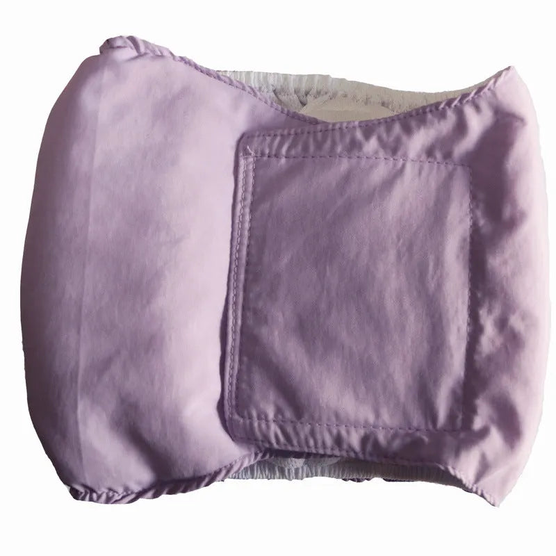 Cotton dog physiological belt diaper in five sizes XS to XL and seven colours for pet sanitary use
