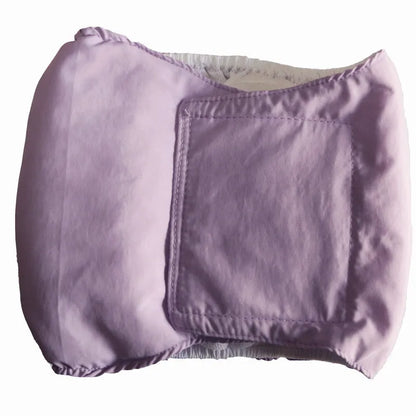 Cotton dog physiological belt diaper in five sizes XS to XL and seven colours for pet sanitary use