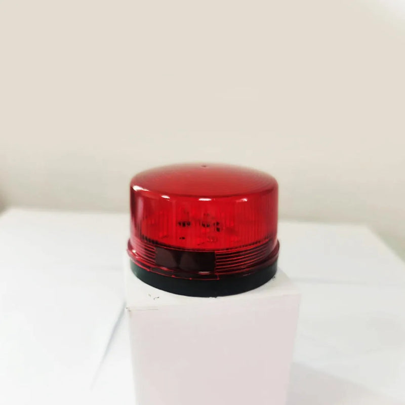 Small Flash 24v Warning and Alarm Light: 73mm diameter, 45mm height, 105 decibel alarm with 120 flashes/minute for enterprise building and community fire protection