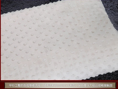 Bamboo fibre cervical pillow with slow rebound memory cotton in four size options for neck support