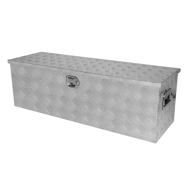 26-inch black aluminium toolbox with a T-cast alloy shell for tool storage and transport