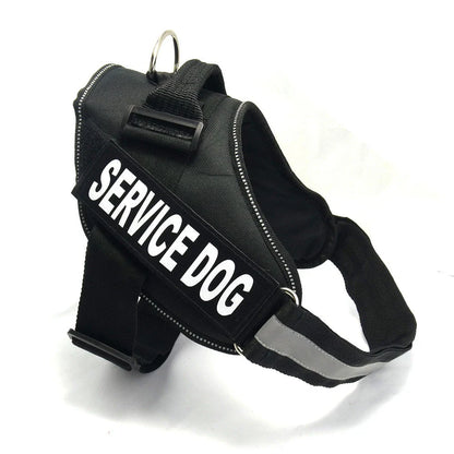Durable nylon dog chest harness in a variety of sizes and colors for dogs of all shapes and sizes