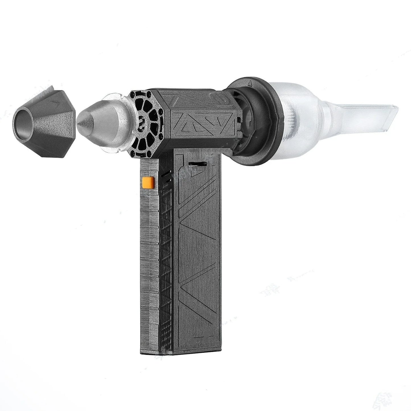 High-power cordless air duster with brushless motor for fast dust removal and inflation