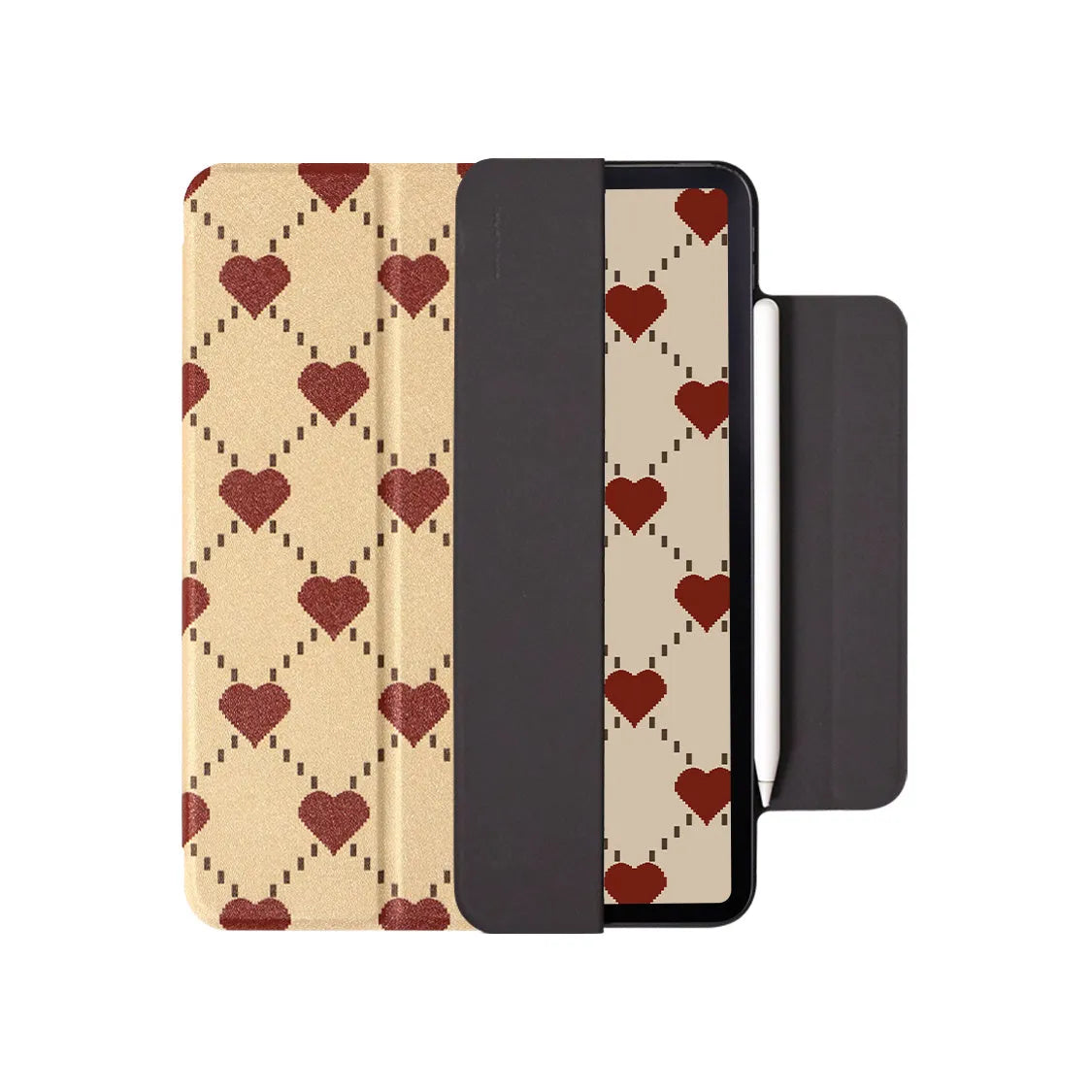 Magnetic double-sided clip protective shell for 10.9-inch iPad Air4 and Air5 tablets with polyurethane construction