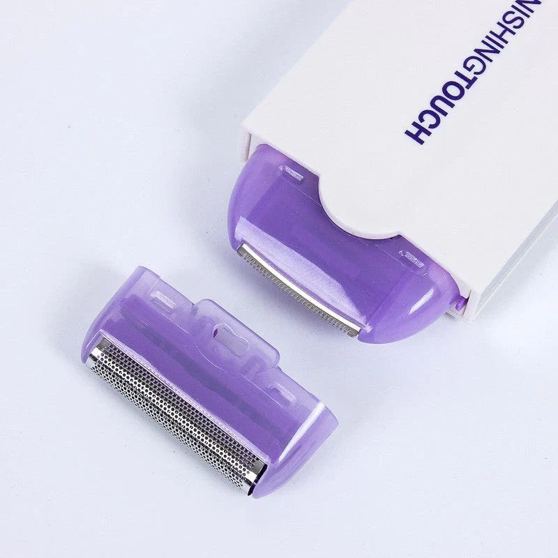 Cordless electric hair remover for smooth, hair-free skin on face, legs, and other areas